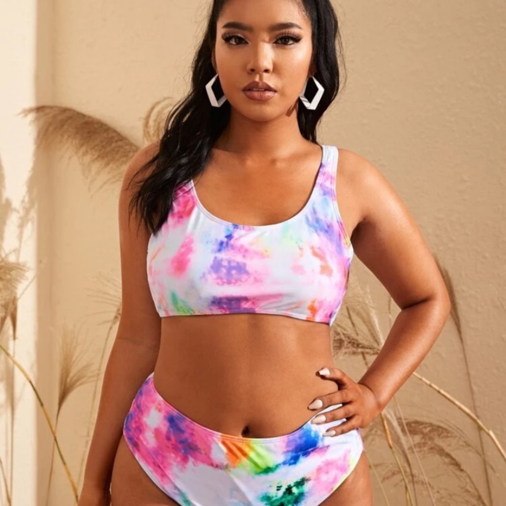 Tie-dyed bikini